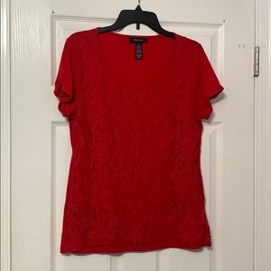 Red short sleeve